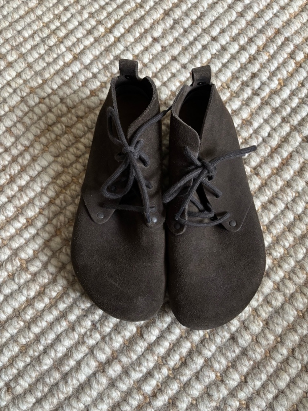 Women’s Birkenstock Dundee Suede Lace-Up clog Boots - Mocha Brown